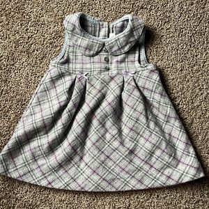 Savannah gray & purple dress, 18 mon